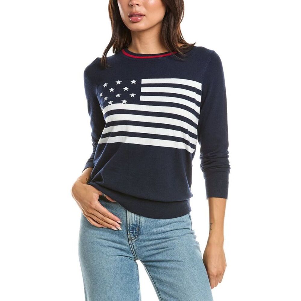 Fate Womens  Wool-Blend Sweater, Blue